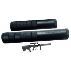 TŁUMIK STEYR AUG NACHODZĄCY NA LUFĘ M13x1Lewy