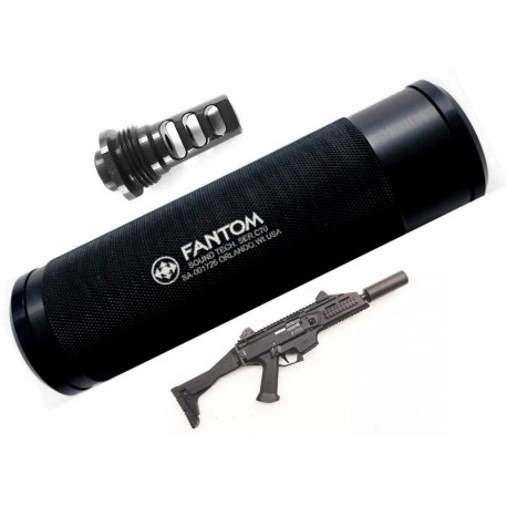TŁUMIK SCORPION EVO 3 Zz kompensatorem kal. 9mm